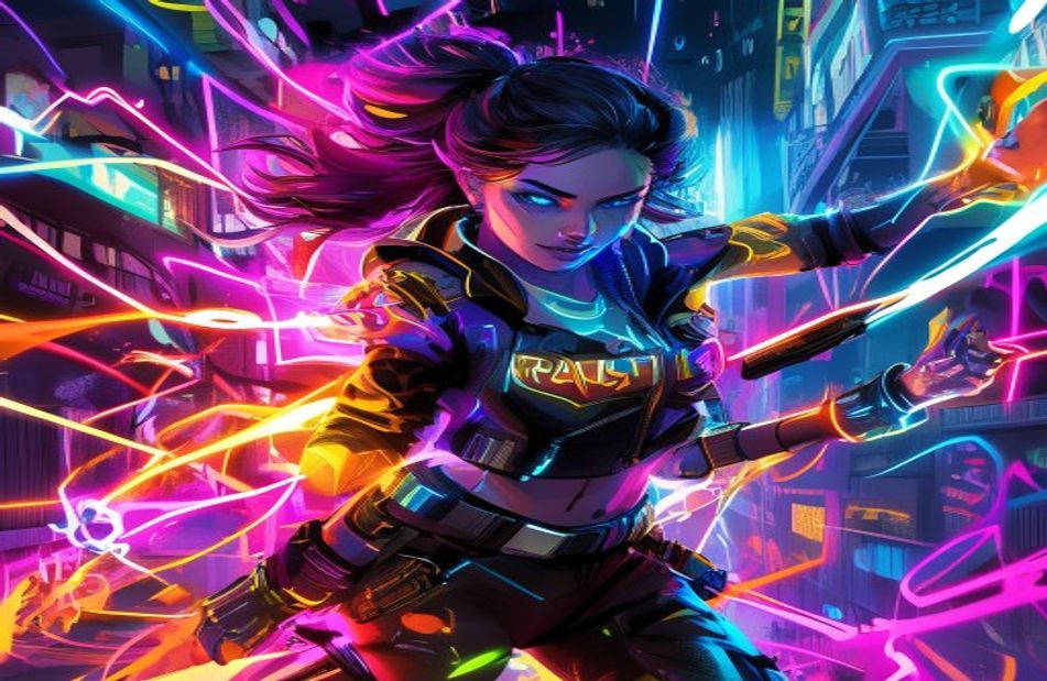 Valorant Neon Wallpaper