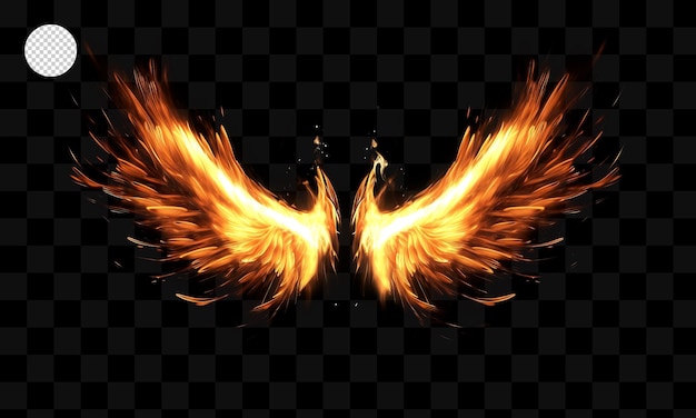 Fire Wings Psd High Quality Templates Wallpaper