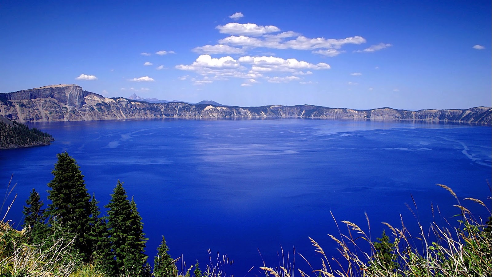 wallpaper proslut Blue Lake Mountains Sky Nature Background HD 1600x900