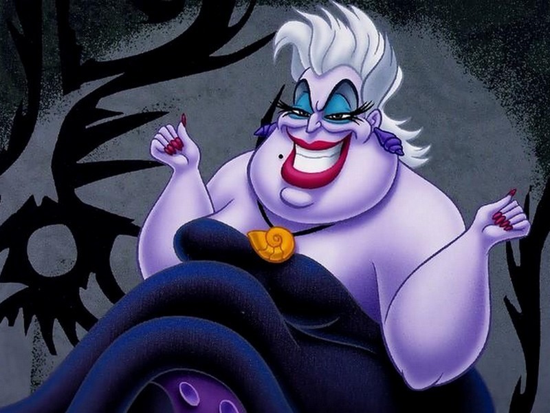 Ursula Disney Villains Wallpaper