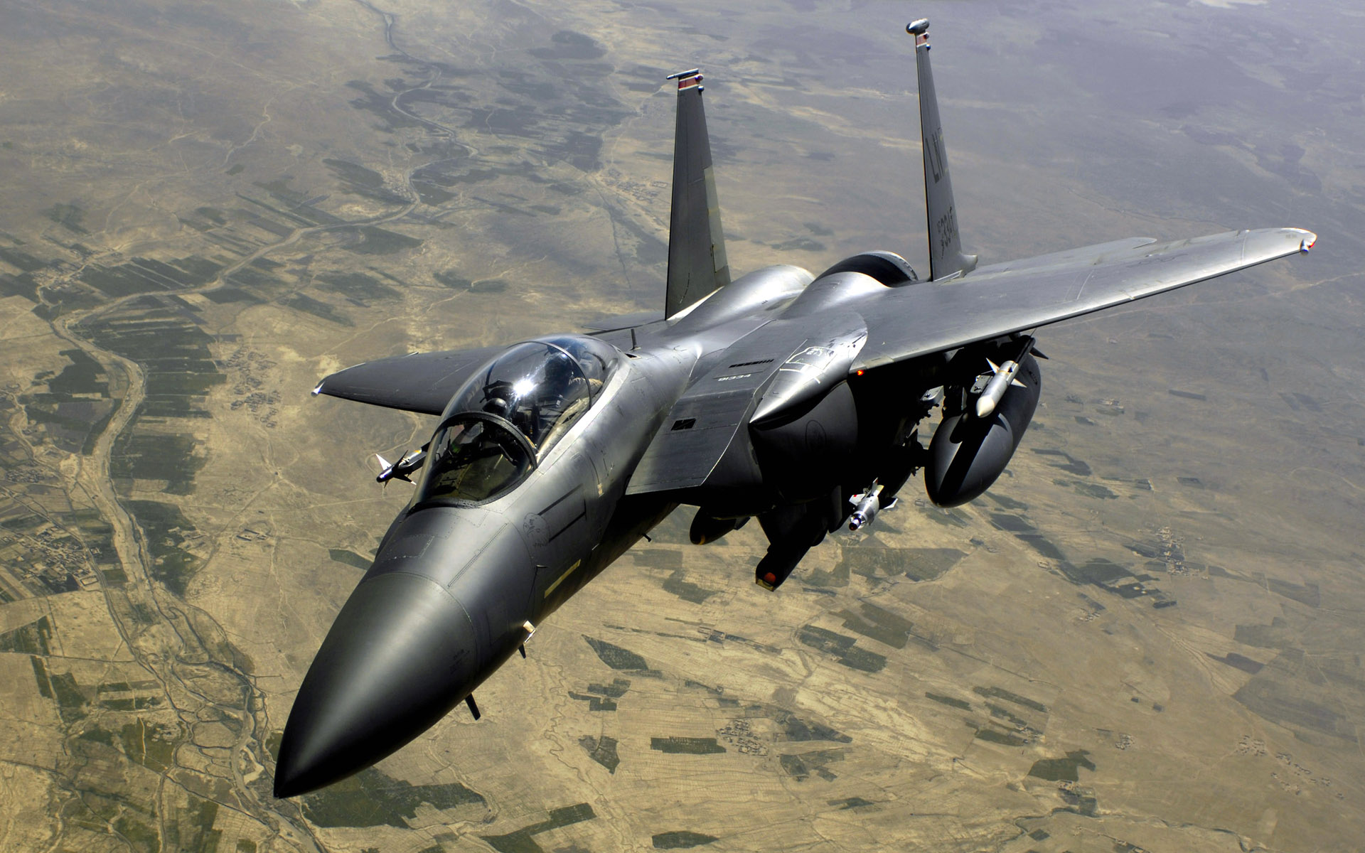 Air Force F 15E Strike Eagle Aircraft Wallpapers HD Wallpapers 1920x1200