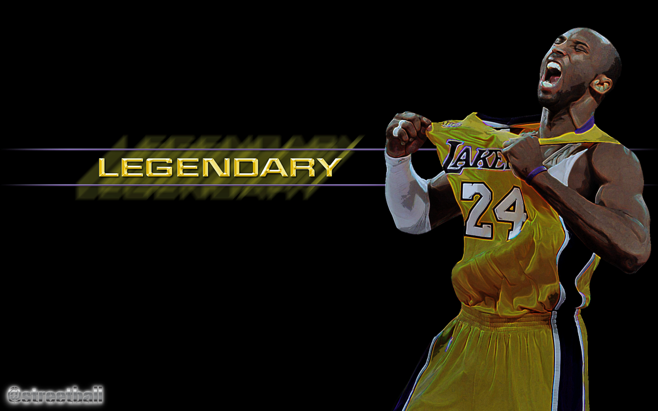 Kobe Bryant Legendary Basketball Wallpaper Desktop Background For