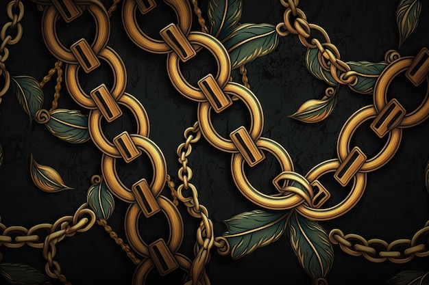 Gold Chain Wallpaper
