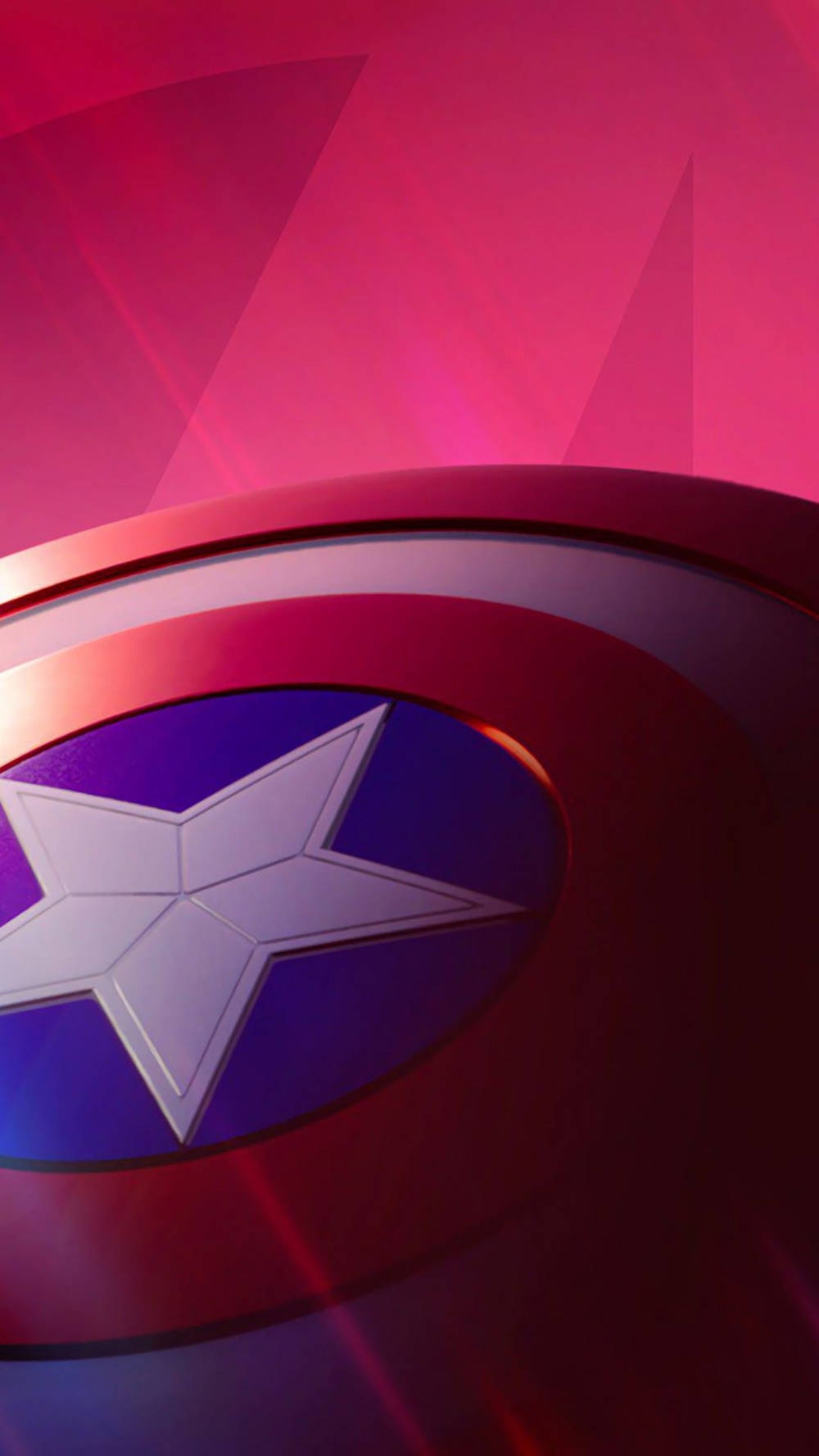 Captain America Shield iPhone Red Aesthetic Wallpaper