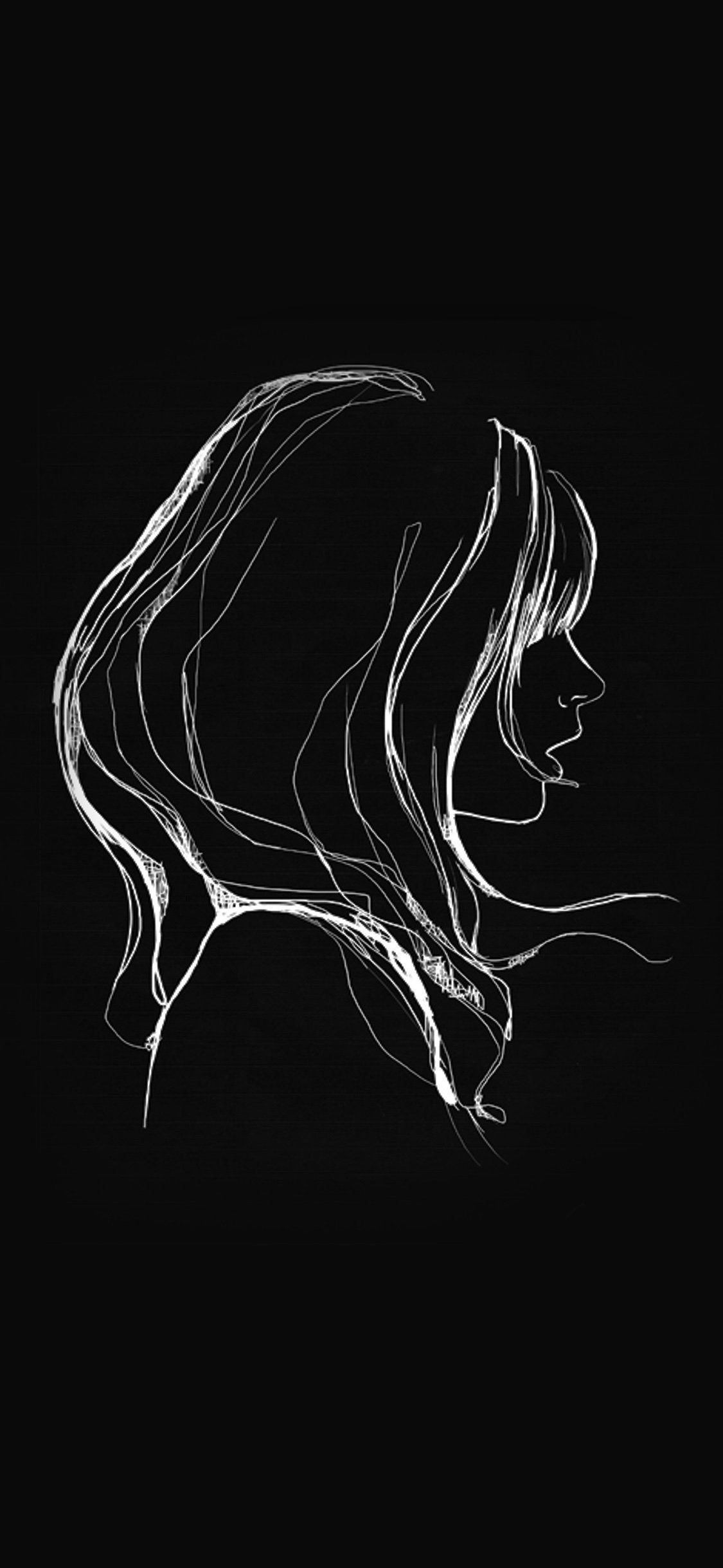 Black Drawing Wallpaper Top Background