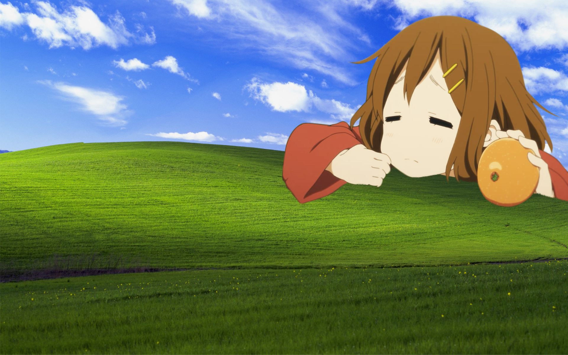 Anime Wallpaper K On Yui X Windows Xp Nonsense Domain