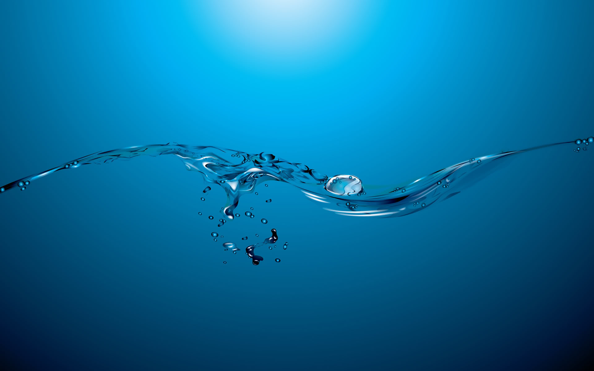 Cool Blue Water Background Image