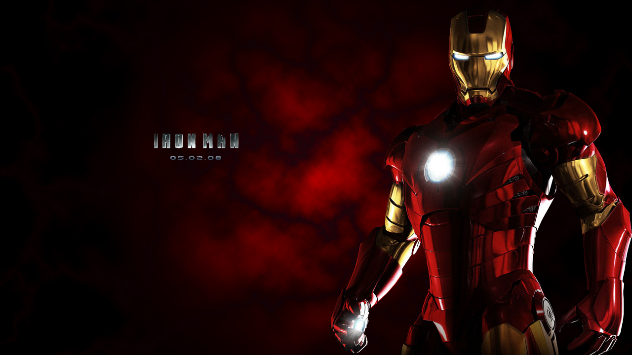 Iron Man Red Color Dominated Movies Film Cinema HD Wallpaper Of