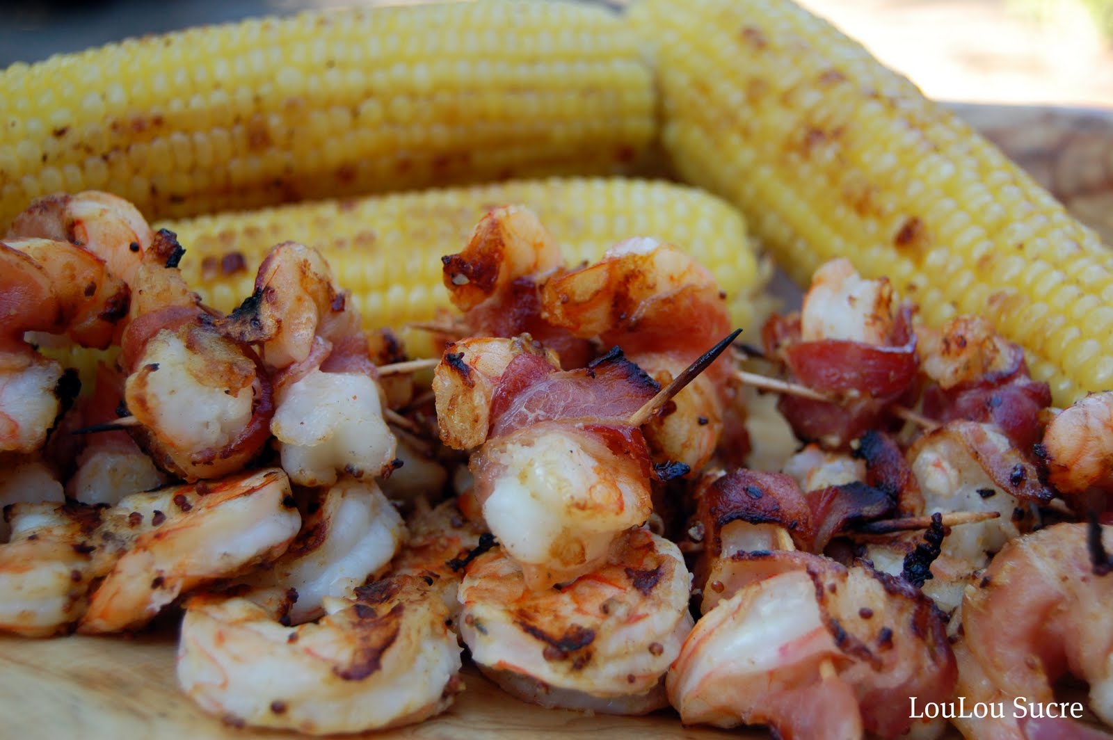 Grilled Bacon Wrapped Shrimp Pc Android iPhone And iPad Wallpaper