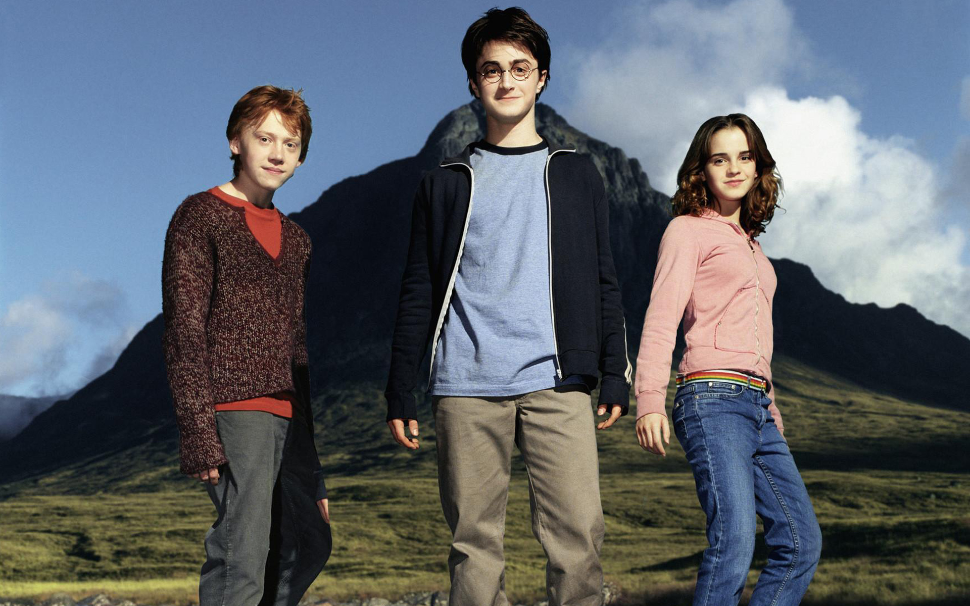 Rupert Grint Daniel Radcliffe Emma Watson Wallpaper In Movies