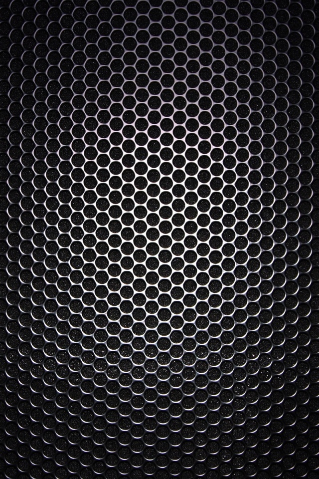 Black Honeyb Pattern iPhone Wallpaper