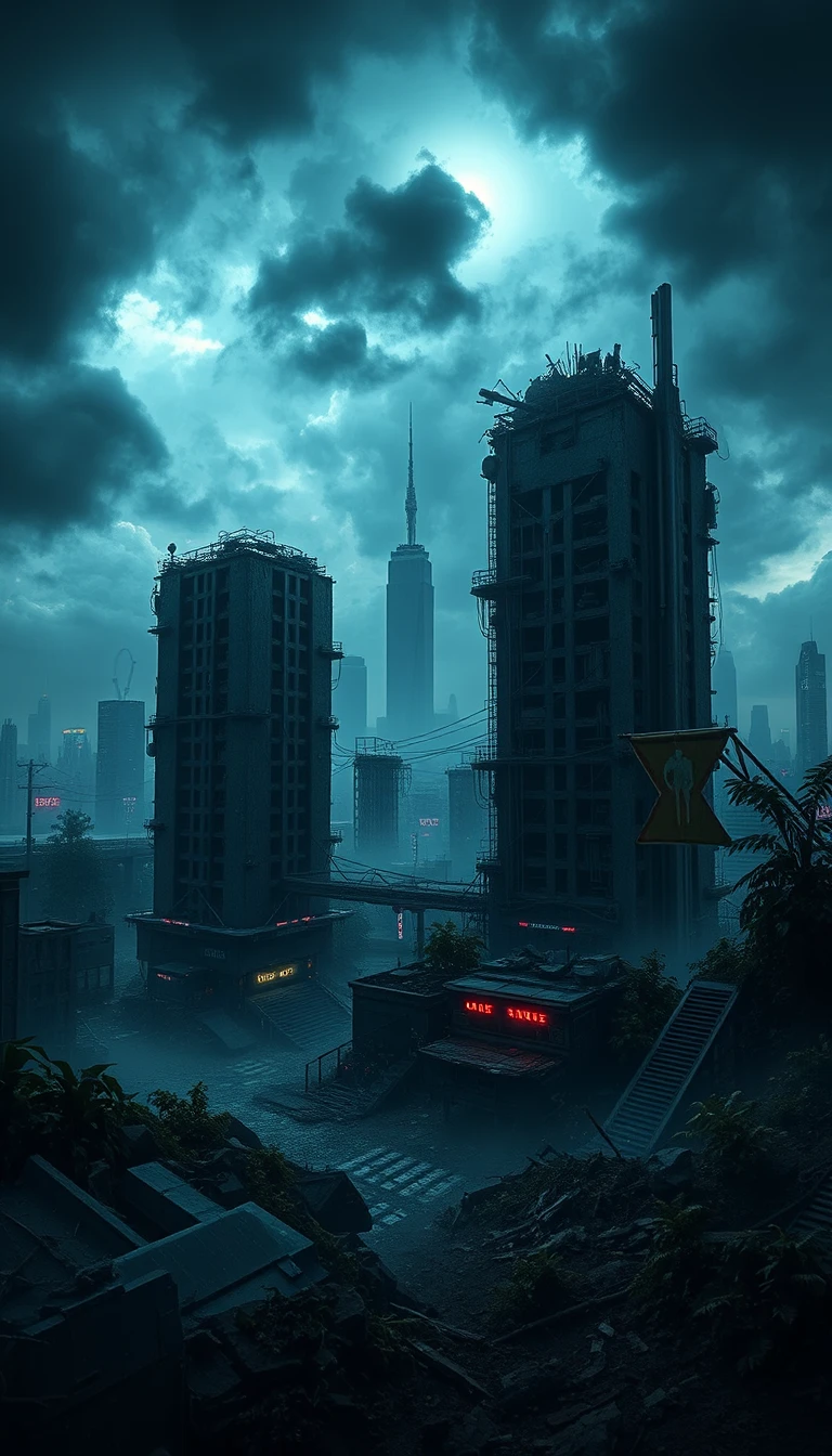 Dystopian Phone Wallpaper