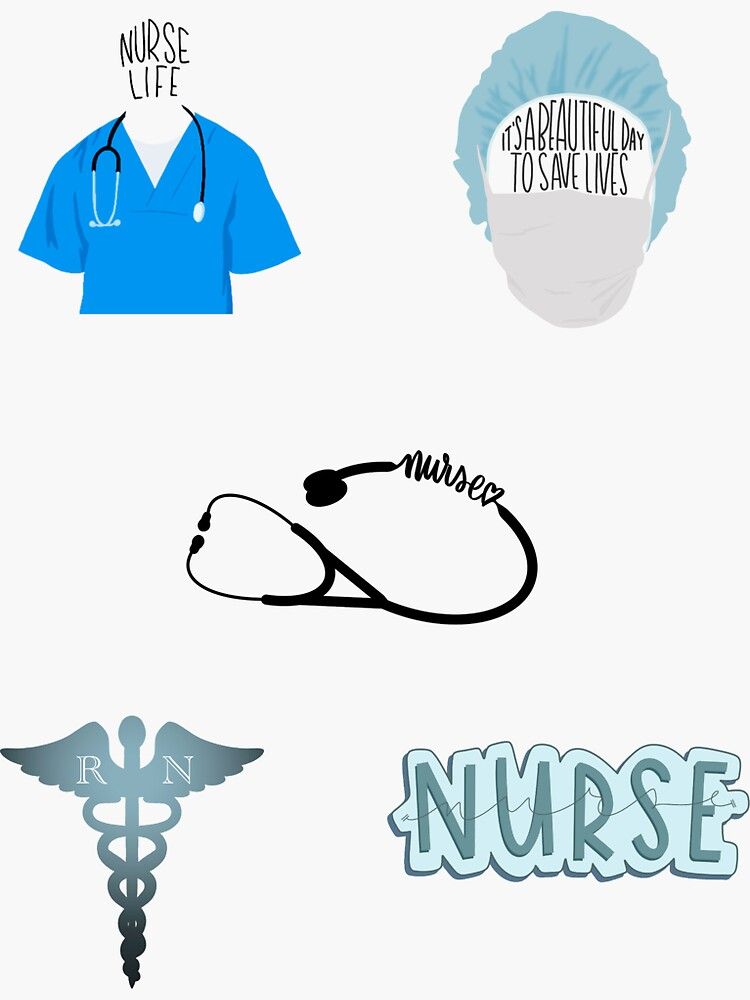 Nurse Sticker Pack By Juliasilvestri Stickers