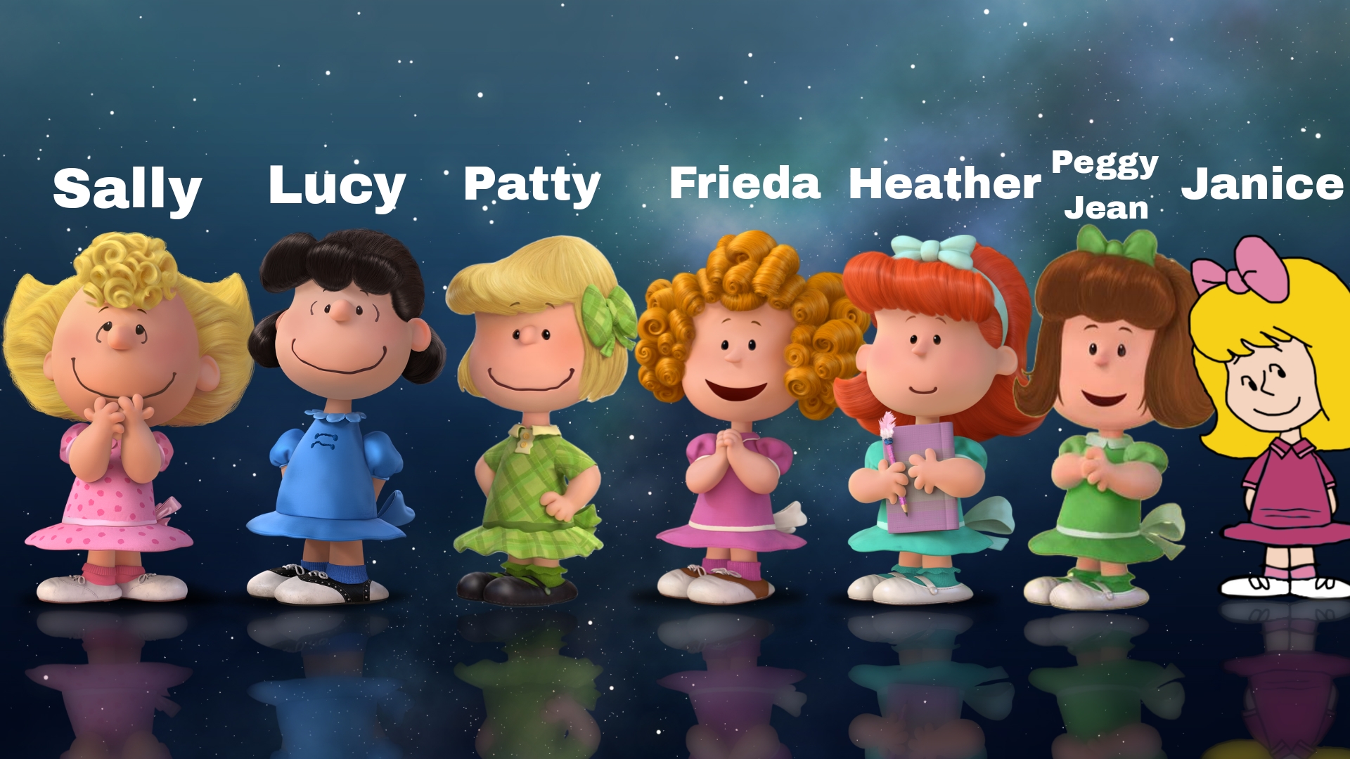 Peanuts Characters Twins At Allyson Byerly Wallpaper