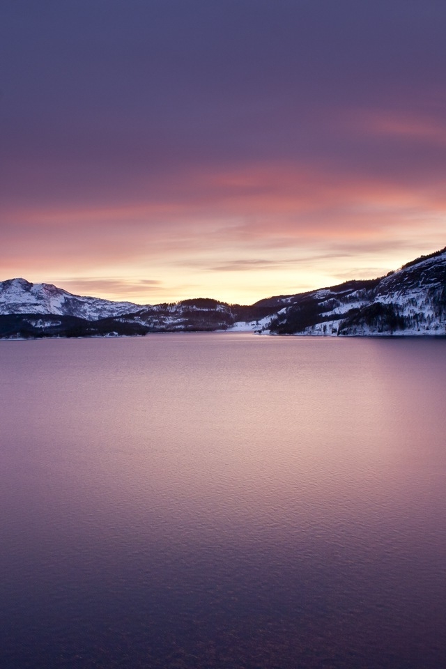 Norwegian Sunrise iPhone HD Wallpaper