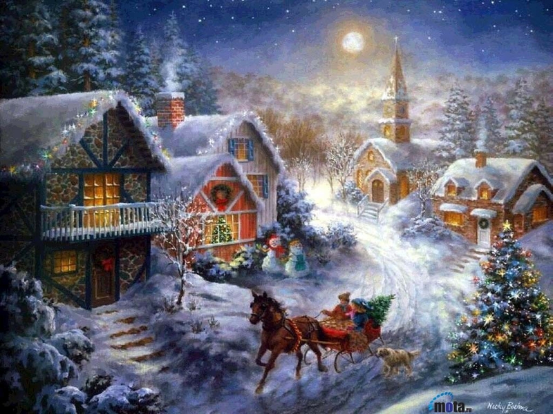 Christmas Winter Season Wallpaper