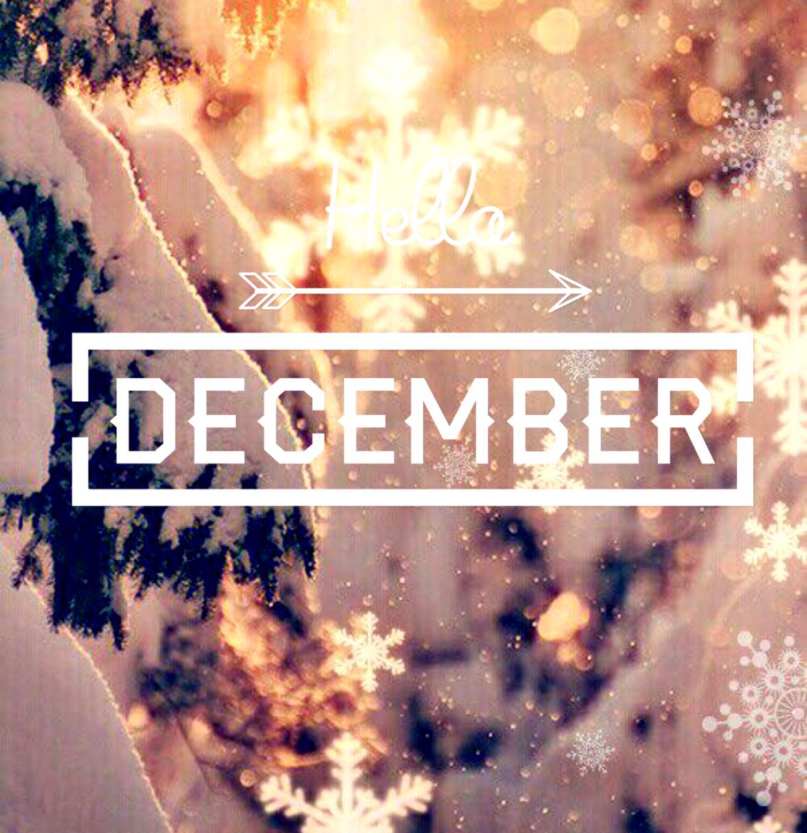 December Wallpaper Top Background