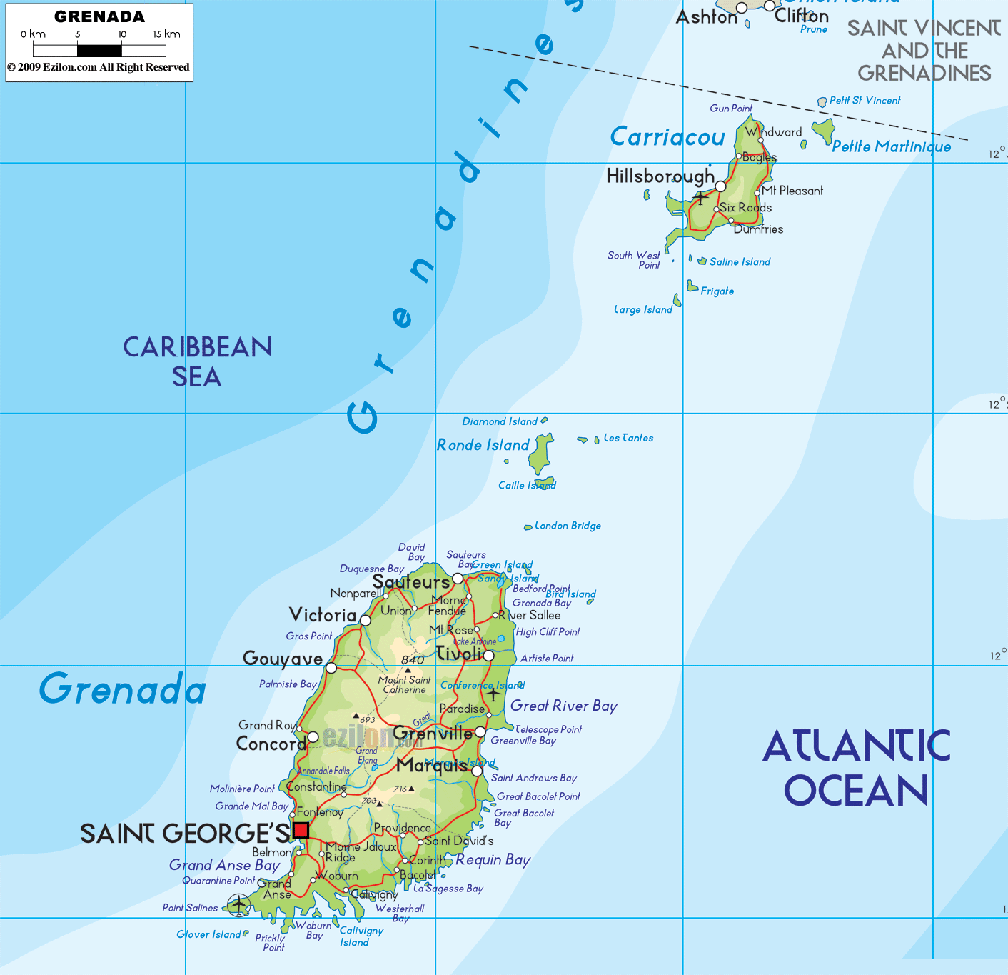 Island Of Grenada In Caribbean Image Femalecelebrity