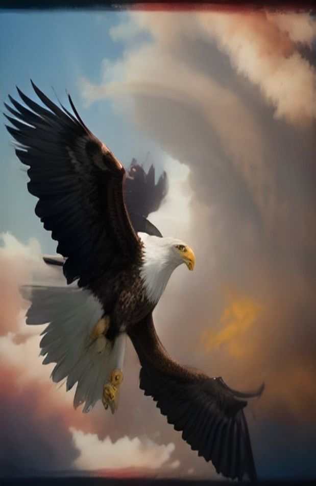 American Flag With Eagle Wallpaper