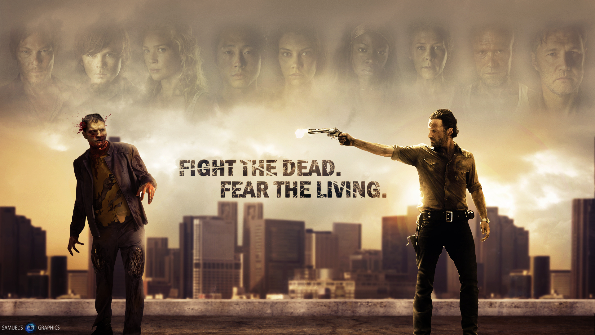 The Walking Dead Wallpaper HD By Samuels Graphics