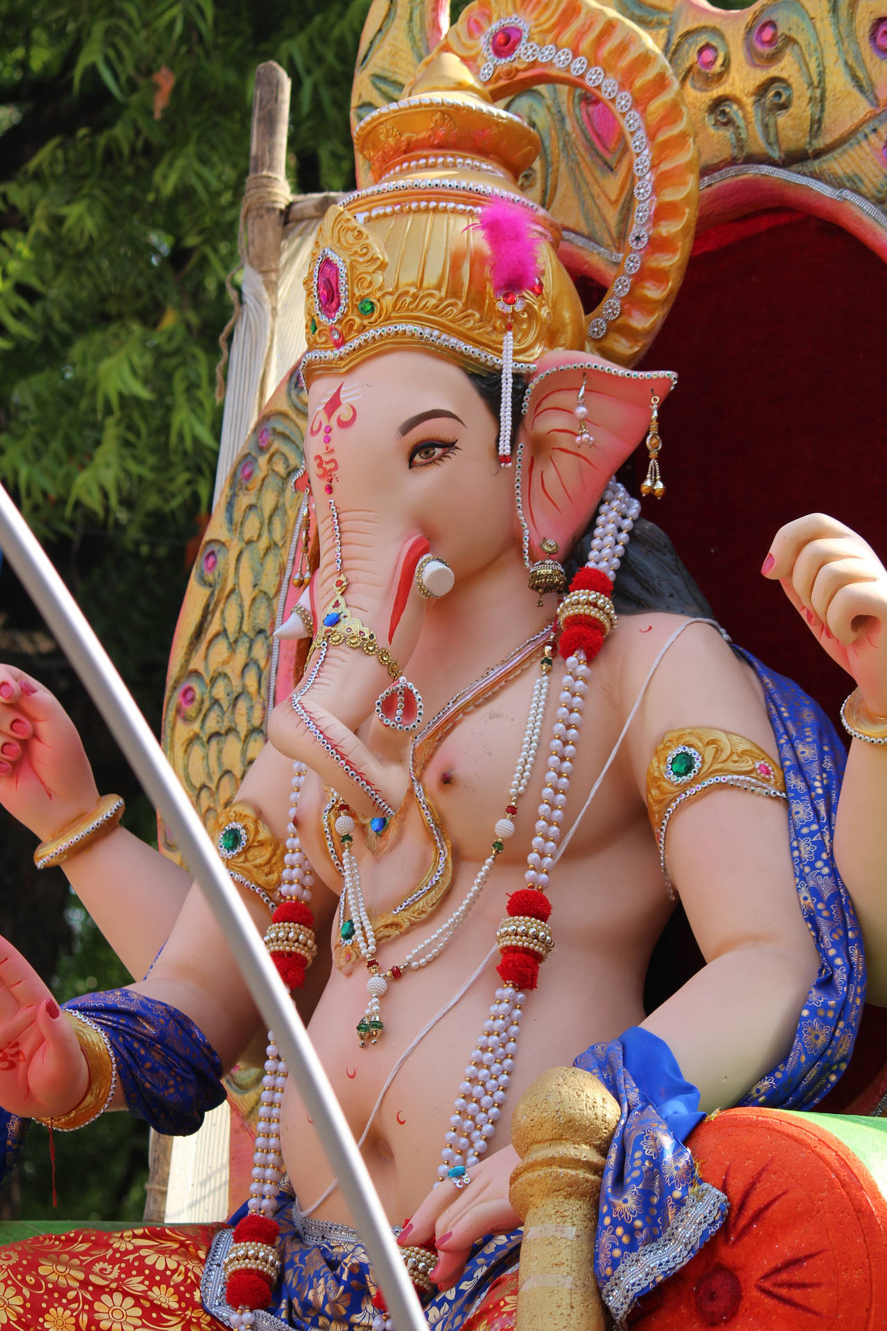 Ganesh Chaturthi Festival Parade Wallpaper