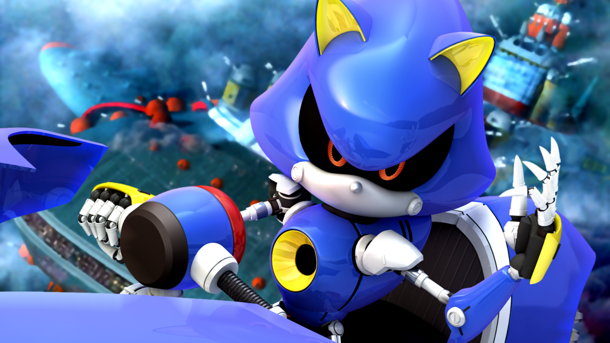 Neo Metal Sonic Wallpapers - Top Free Neo Metal Sonic Backgrounds -  WallpaperAccess