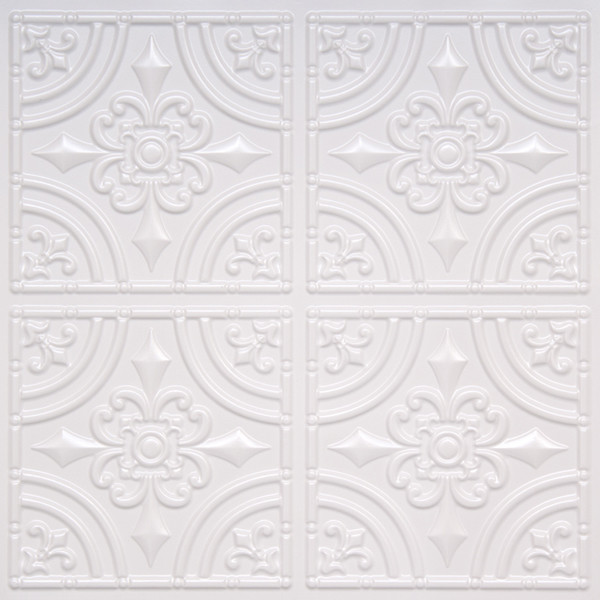 Free download Tin Ceiling Tile Glue up 24x24 205 White Pearl wallpaper