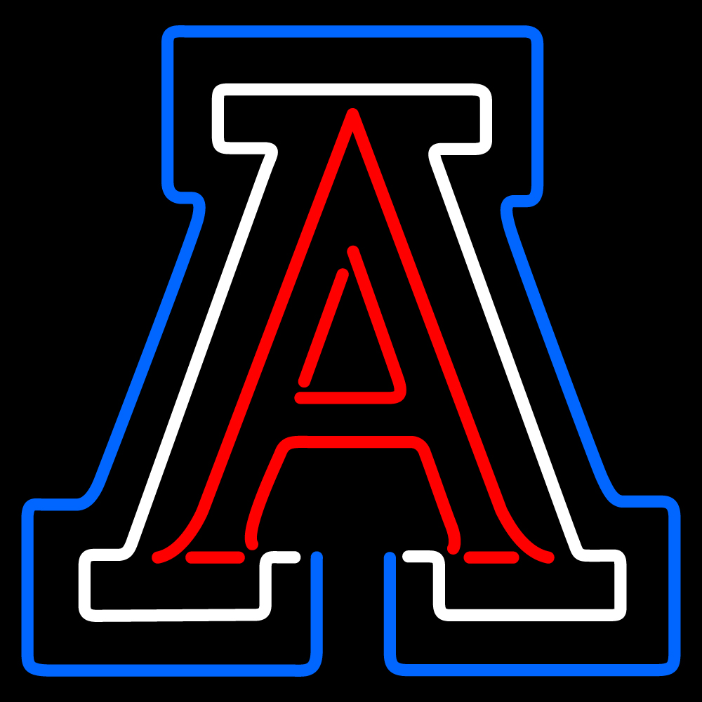 Arizona Wildcats Logo Team Neon