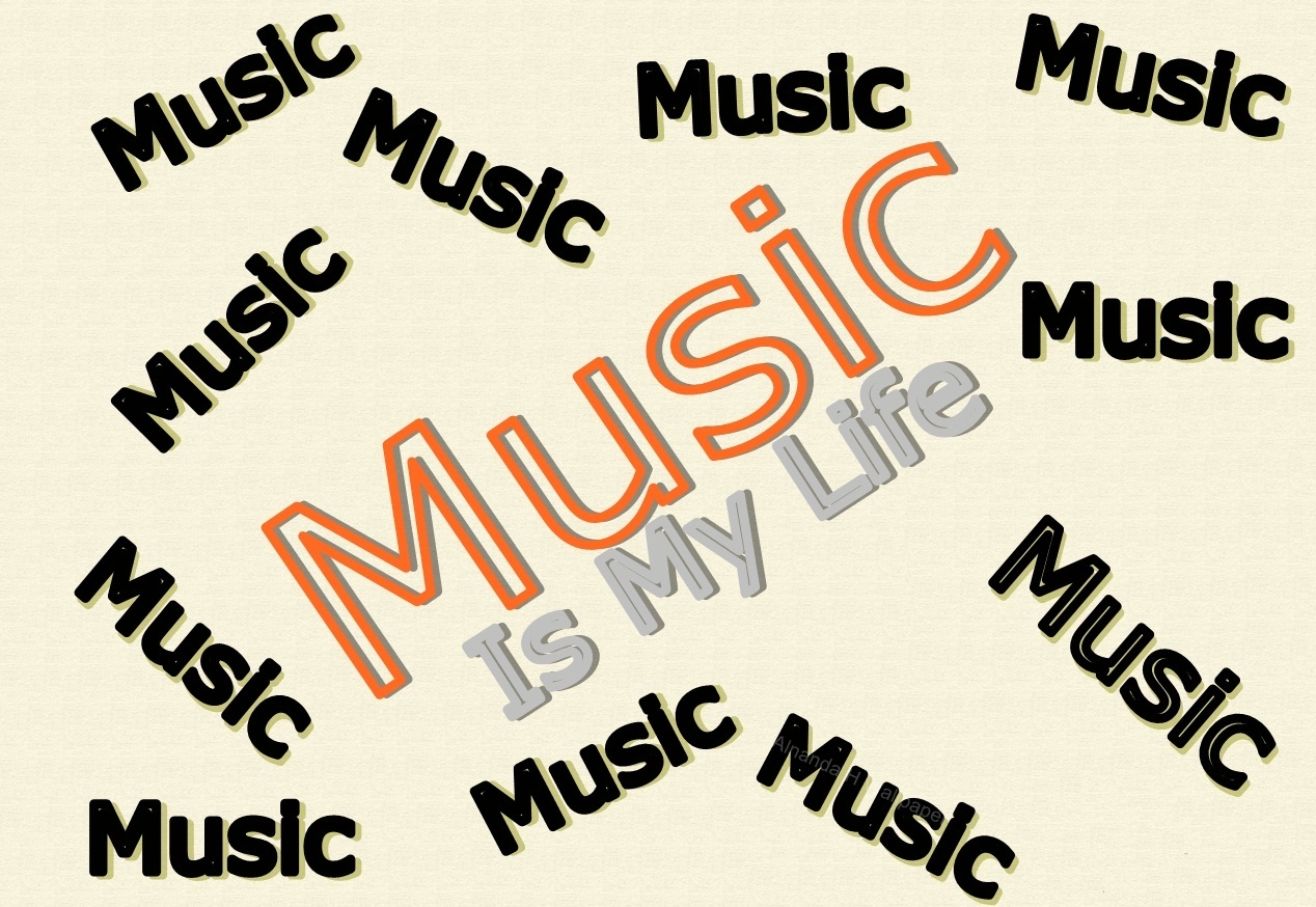 Music Is Life Wallpaper Which Under The