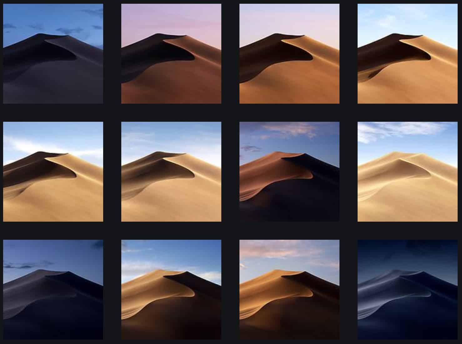 Grab All Macos Mojave Dynamic Wallpaper Right Here Cult Of Mac