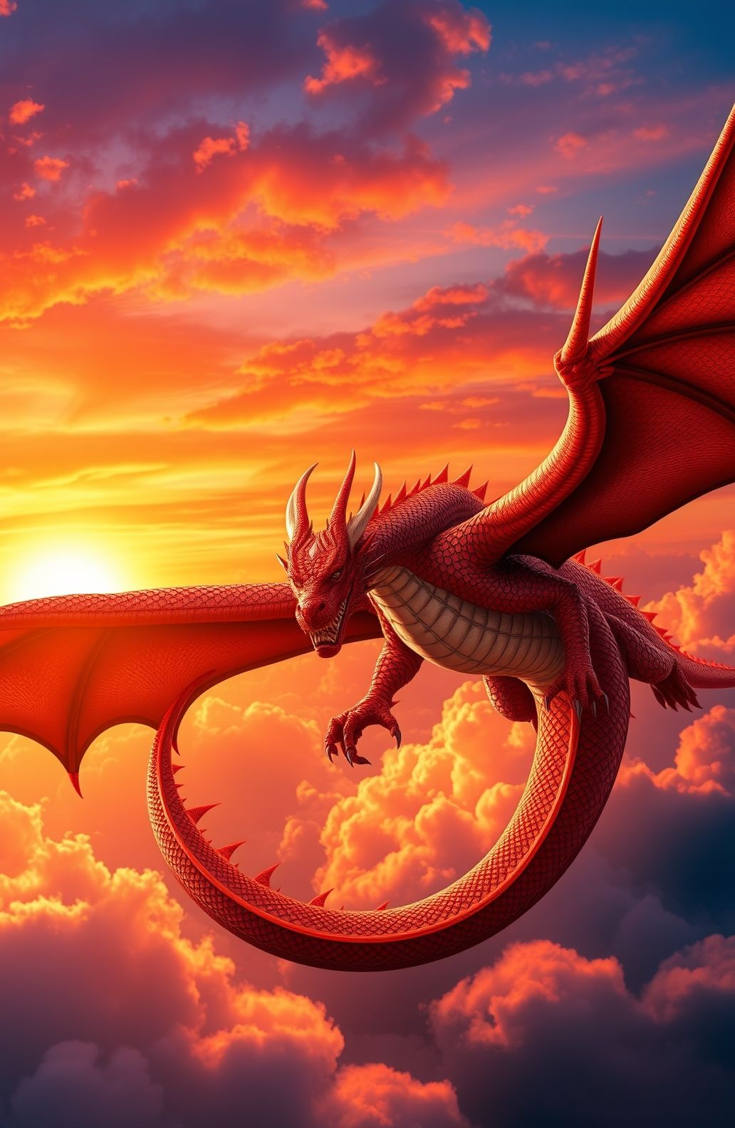 Red Dragon Wallpaper Hd