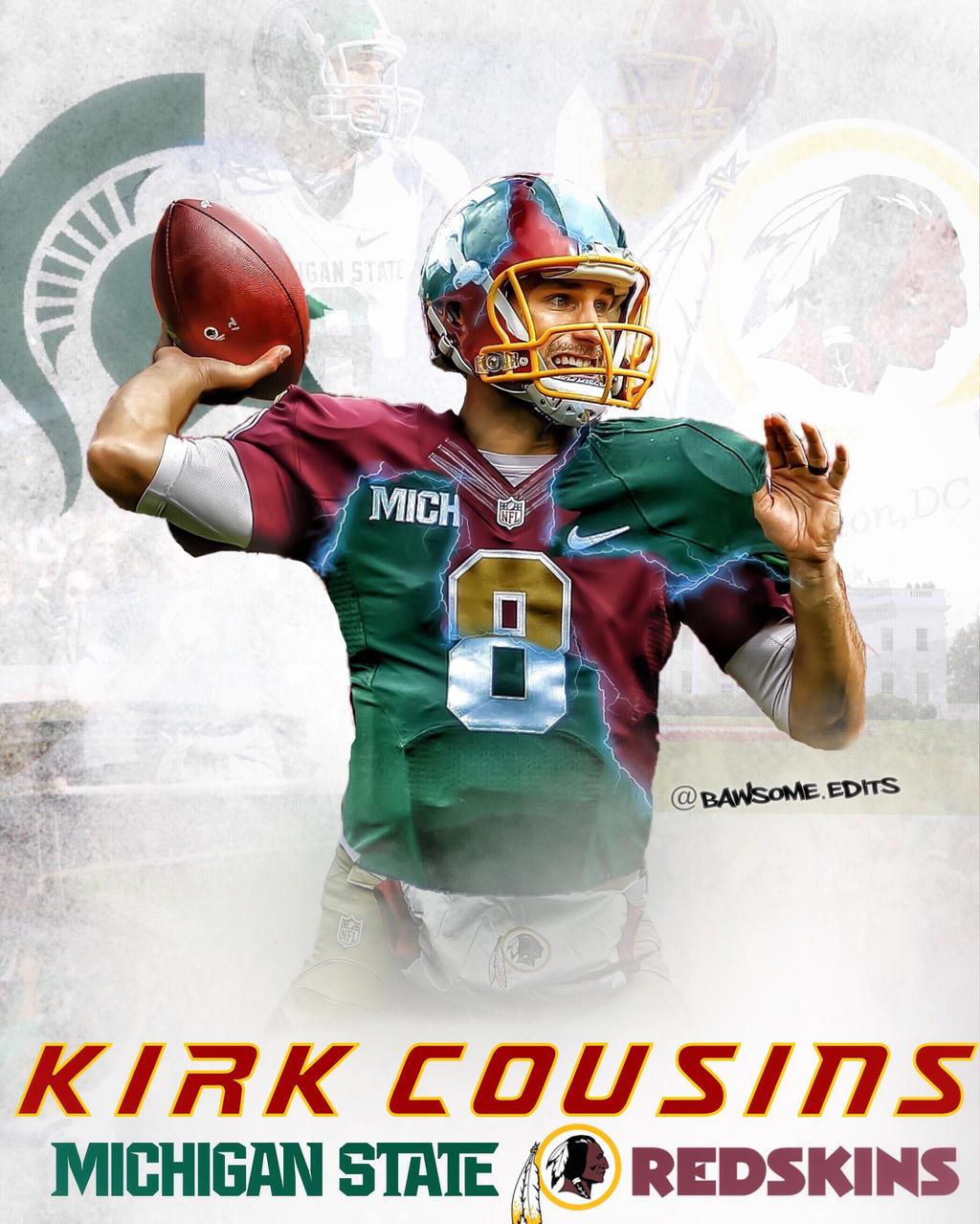 Kirk Cousins iPhone Wallpaper By Bawsomeedits