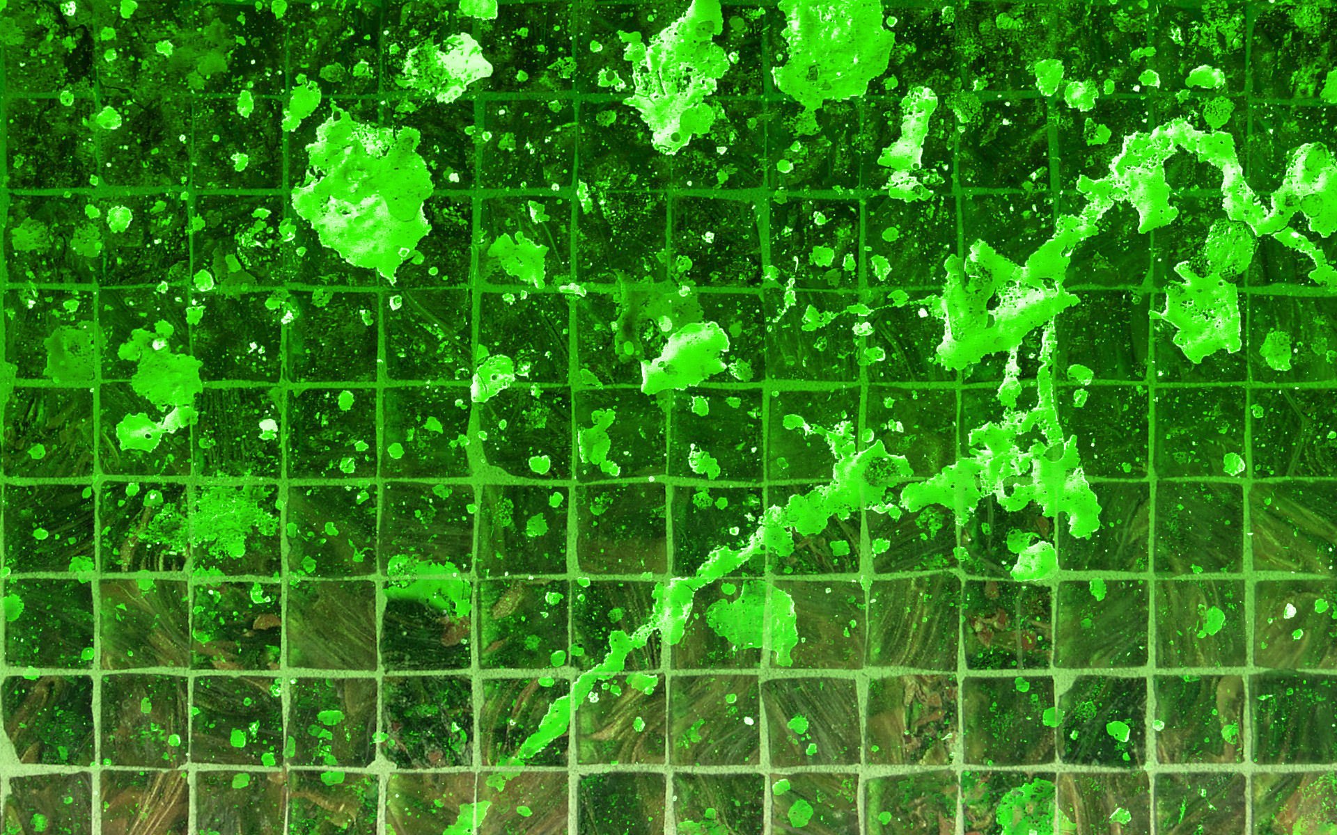 Green Splatter Tile Wallpaper Green Wallpaper