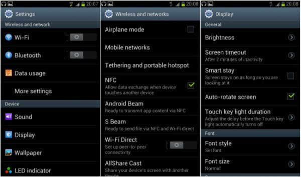 How To Customize Display Settings On Samsung Galaxy S3   Galaxy S3