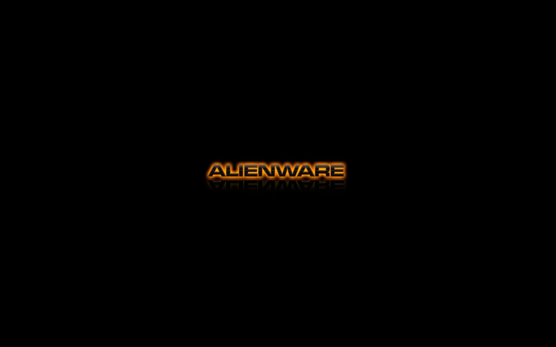 Yellow Alienware Background