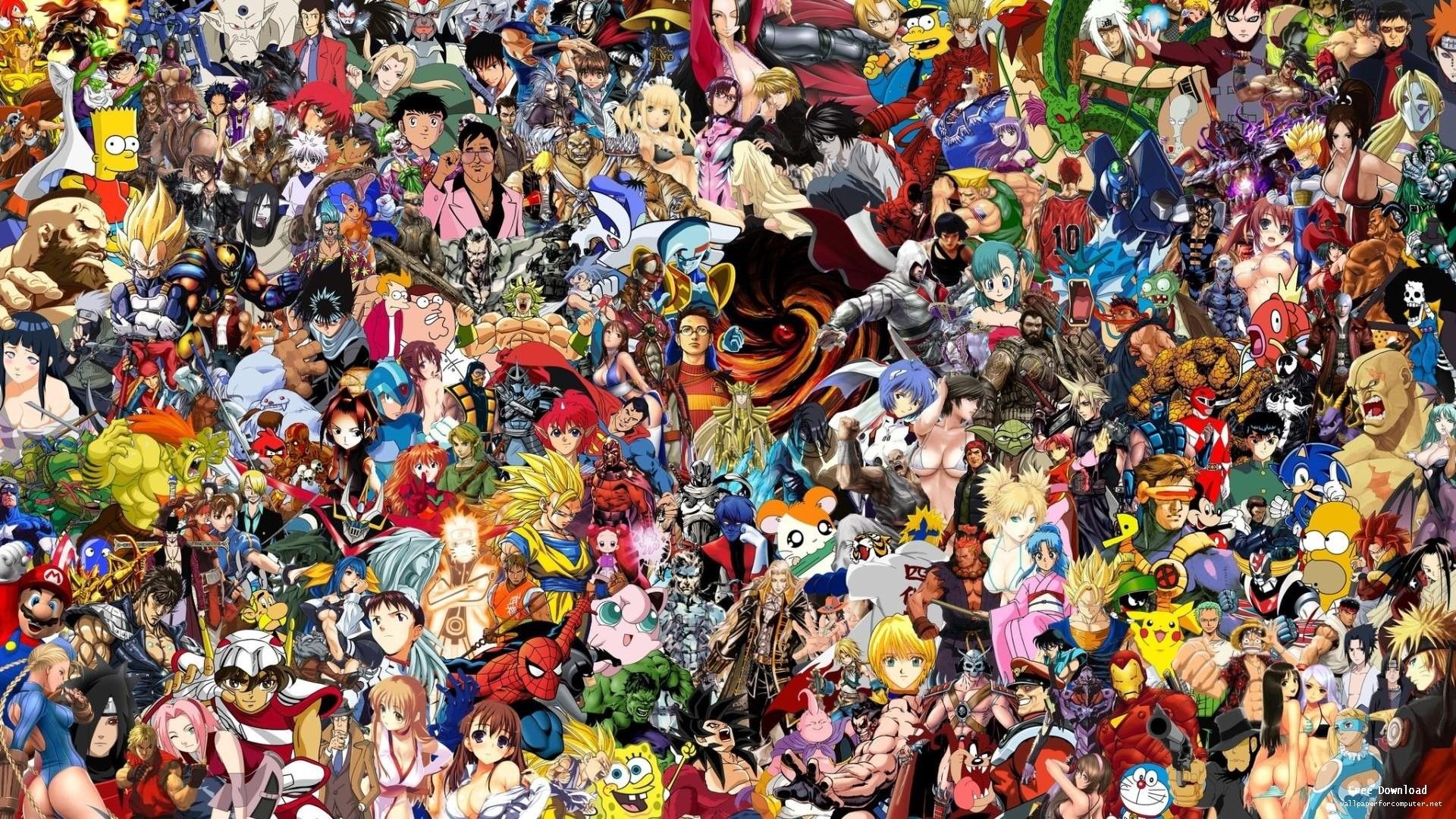 Game Characters Wallpaper Top Background