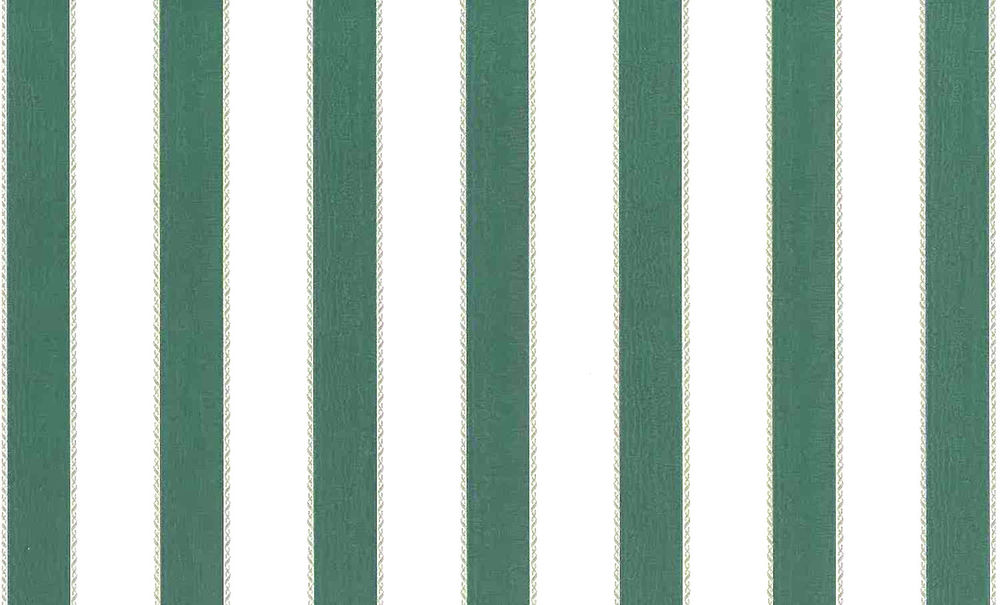 Green White Striped Wallpaper Gold Carey Lind Ft5680 Double Roll