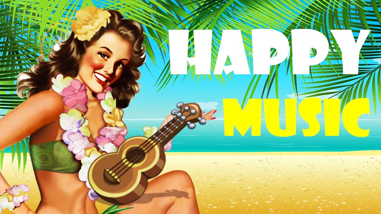 Happy Music Hawaiian Ukulele Background Cheerful