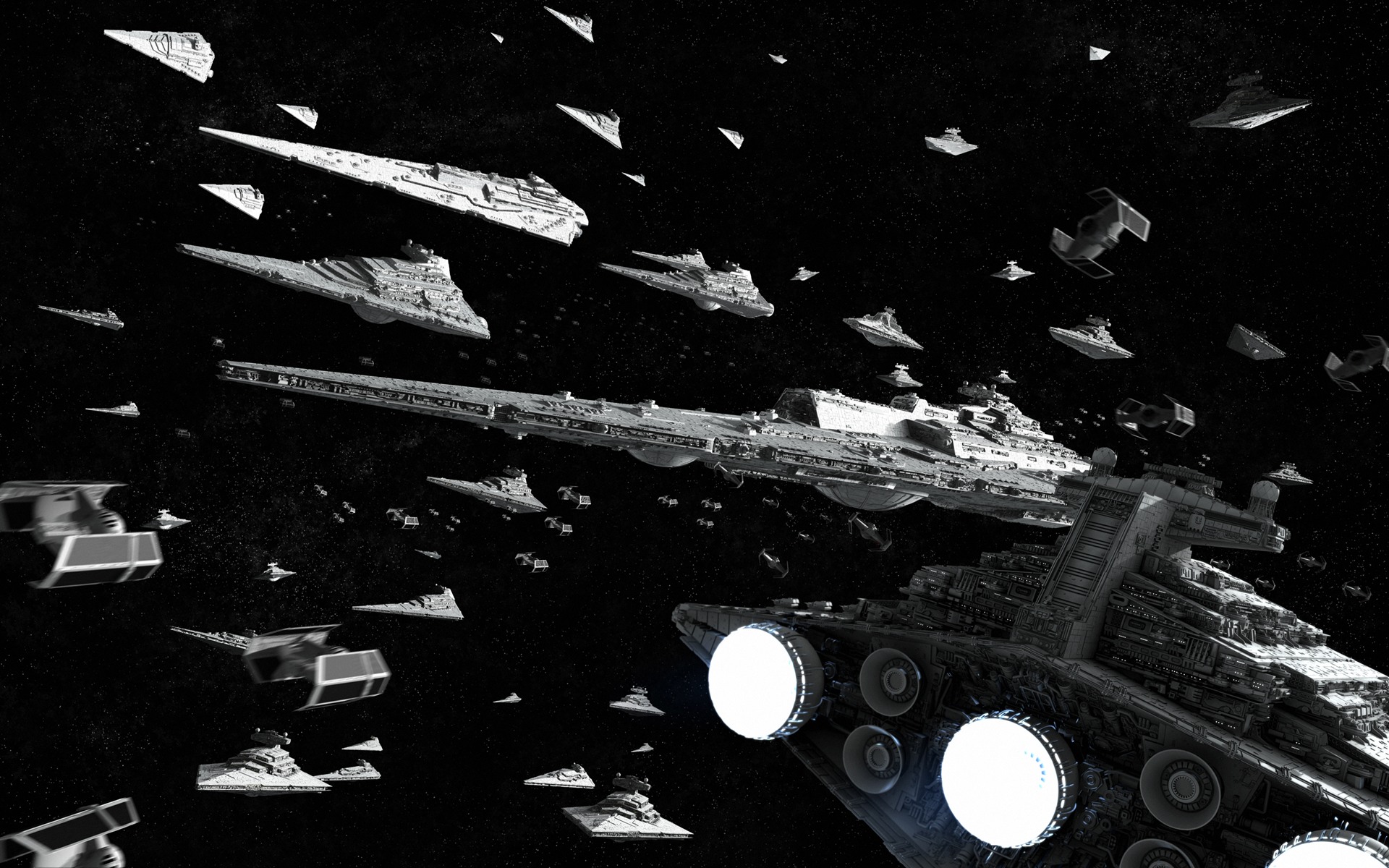 Star Wars Imperial Fleet Desktop Wallpaper