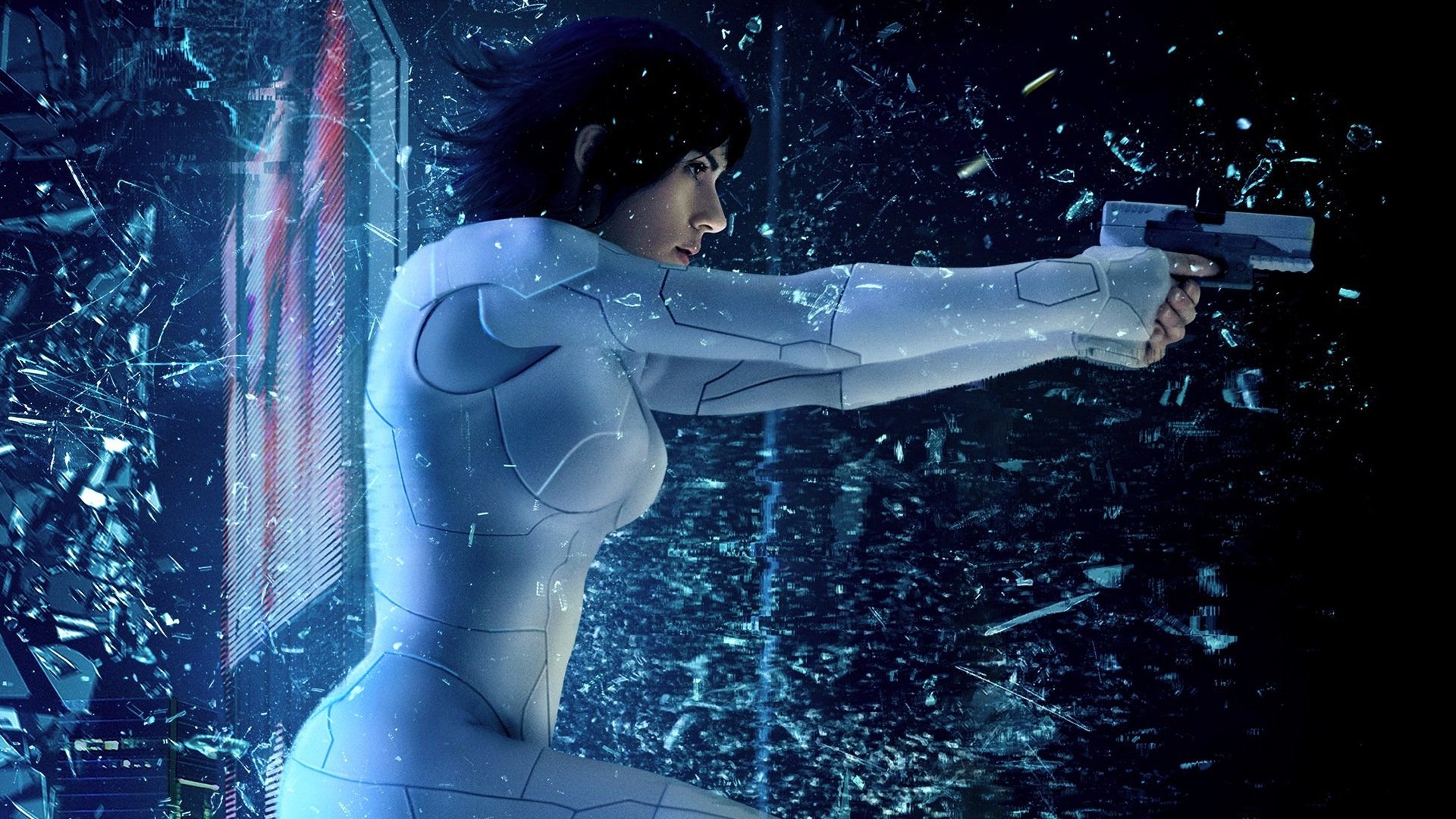 Scarlett Johansson In Ghost The Shell HD Wallpaper