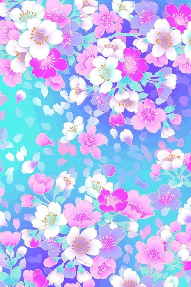 Amazing Beautiful Colorful Flowers Ipod Touch Wallpaper Background