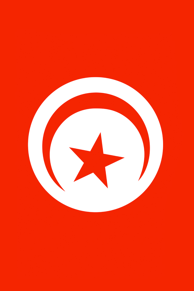Tunisia Flag iPhone Wallpaper HD