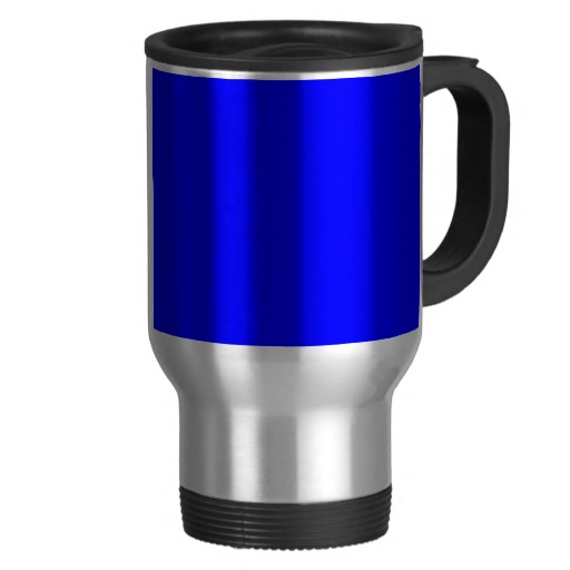 Background Color Blue Create Your Own Custom Coffee Mugs