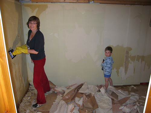 How to Remove Wallpaper Removing paper or vinyl wall covering can be 500x375