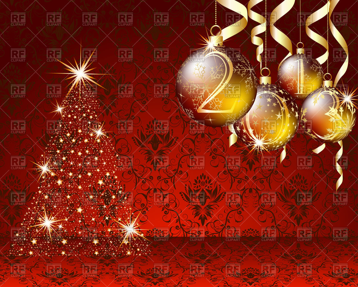 Christmas Wallpaper Background Vector Image Of Background