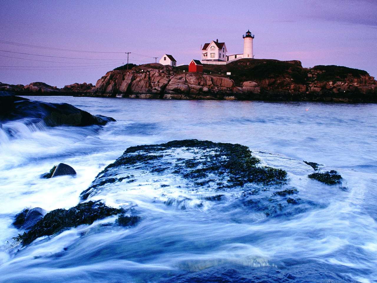 Lighthouses Wallpaper Cape Neddick Maine