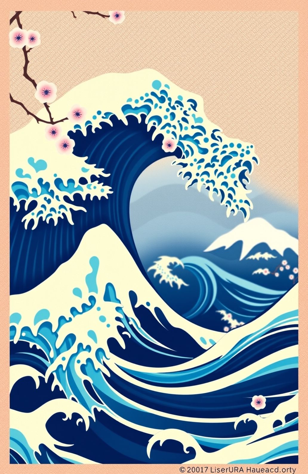 Japanese Wave Wallpaper