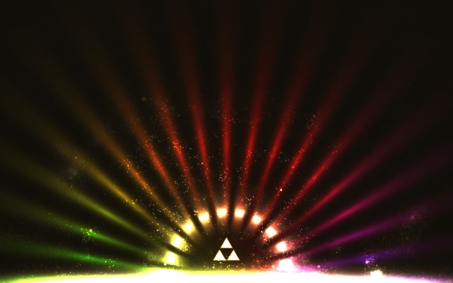 Multicolor Triforce The Legend Of Zelda Wallpaper