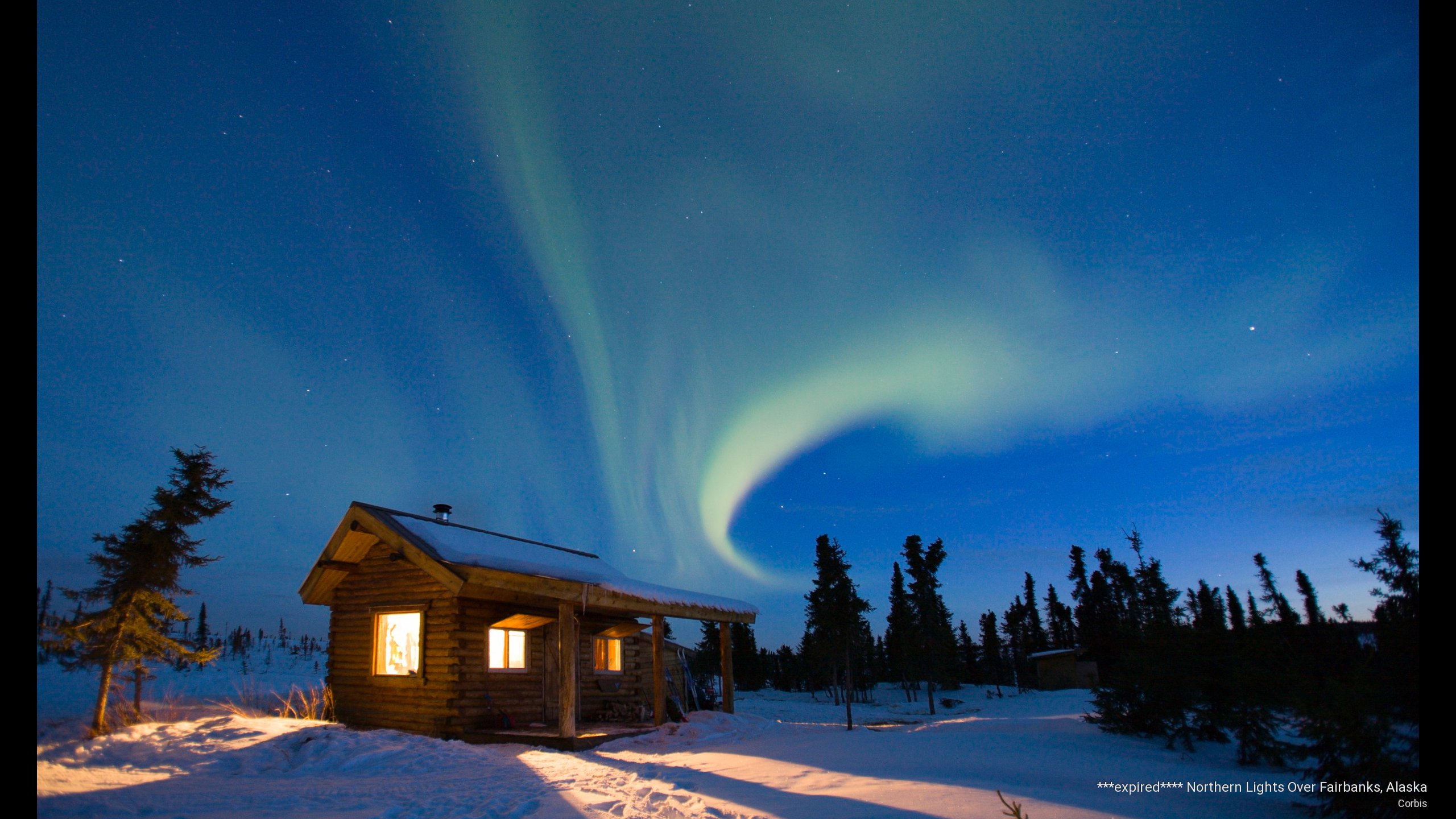 Webshots Northern Lights Over Fairbanks Alaska