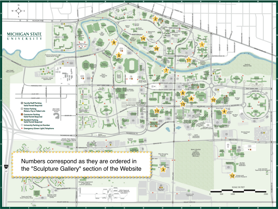 michigan state university campus map Free Download Home Campus Map Sculpture Gallery 1117x840 For michigan state university campus map